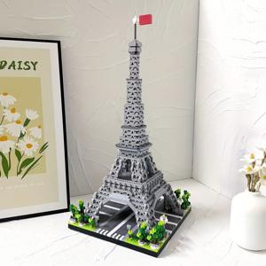 파리 타워, 세계적으로 유명한 랜드마크 건물, 3차원 조립 블록, 생일 선물