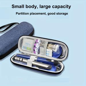 휴대용 미니 인슐린 냉각 가방, 인슐린 보온 상자, 휴대용 야외 의약품 냉각 가방 및 얼음 상자