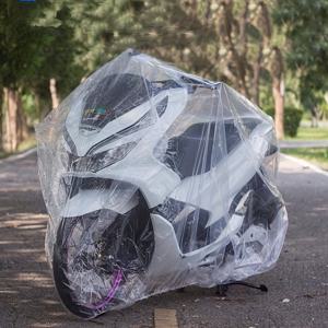 오토바이 의류 먼지 커버 및 레인 커버 전기 스토리지 배터리 방진 커버 일회용 오토바이 레인 코트 후드 블록 비 방지