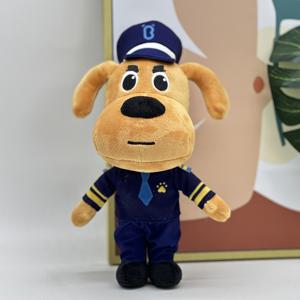 개 경찰 플러시 장난감, 귀여운 만화 장난감, 편안한 인형 베개 선물