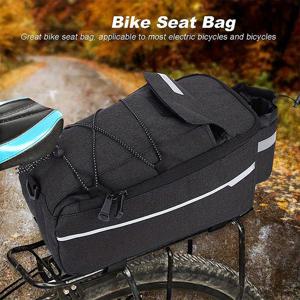 자전거 용량이 큰 안장 가방, 산악 자전거 후면 랙 캐리어 가방, 폴리에스터 야외 수납 가방