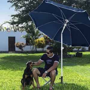 플래그, 우산, 낚싯대를 위한 조절 가능한 휴대용 나사형 지면 앵커가 장착된 2개의 튼튼한 금속 우산 거치대, 야외 공원 및 해변에서 사용 가능, 흙과 잔디에 맞춤, 14인치 삽입 깊이
