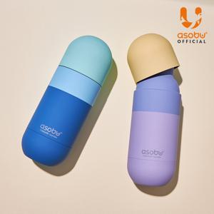 캐나다 아소부 스텐 보온보냉 텀블러 오브 파스텔 420ml 2colors