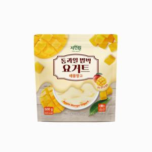 자연원 통과일 범벅 요거트 애플망고(냉동) 500g 2팩