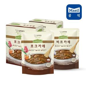 매일 상하키친 혼합 포크카레 170g 3팩 + 비프카레 170g 3팩