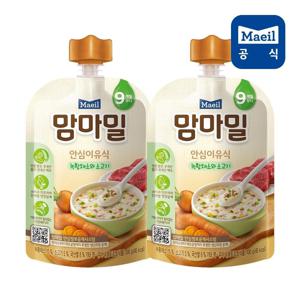 맘마밀 녹황야채소고기 100g 20팩