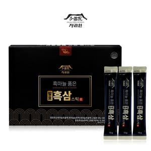 정관원 흑마늘 품은 발효 흑삼 스틱 진 10ml x 30포 쇼핑백 증정