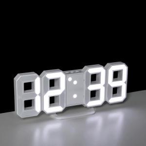 무소음 벽걸이 겸용 탁상 시계 디지털 LED 시계 LLC-P03D