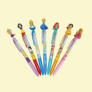 디즈니 귀여운 예쁜 공주 캐릭터 0.5 펜 3색 볼펜