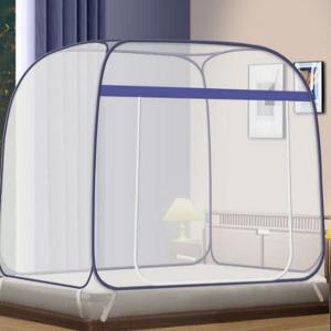 [신세계몰]튼튼한 바닥일체형 사각 원터치모기장 텐트 휴대용 대형 침대 방충망 캐노피 모기장