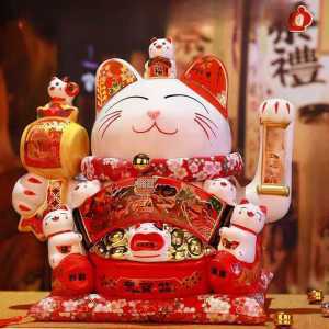 일본 소품샵 복고양이 장식품 전통 인형 피규어 네코