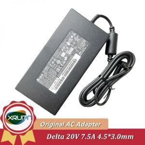 정품 DELTA ADP-150CH D 노트북 충전기 AC 어댑터 MSI GF76 GF66 UC11 GL66 전원 공급 장치 A18-150P1A 20V