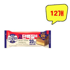 롯데 이지프로틴 고단백질바 60g x 12개