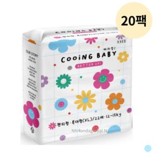 쿠잉 베러업 팬티 아이 기저귀 특대형 22p 20팩_MC