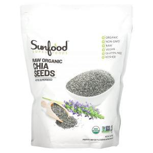 썬푸드 로우 오가닉 치아씨드 454g Raw Organic Chia Seeds