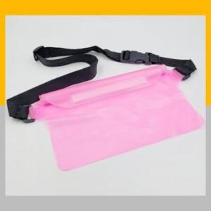[신세계몰]방수 보조가방 힙색 핑크
