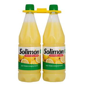 Solimon 스퀴즈드 레몬원액 착즙 레몬주스 1L X 2개