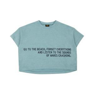 [대구백화점] [블루테일]스카이블루 크롭 반팔 티셔츠(AXB6TS05SB)