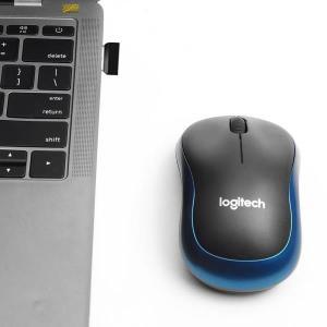 Logitech-M185 무선 USB 나노 수신기, 1000 DPI, 2.4Ghz 광학 사무실 게임 마우스, 맥, 노트북용