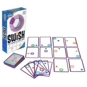 ThinkFun Swish - 8세 이상용 재미있는 투명 카드 게임 올해의 장난감상 후보 핫템 잇템