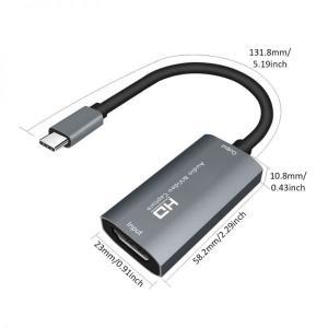 HD 1080P 4K C 타입 HDMI 호환 비디오 캡처 카드 USB-C 보드 게임 녹화 라이브 스트리밍