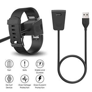 호환품 Fitbit Charge용 교체 USB 충전기 코드, 3 4 스마트 워치 도크 어댑터 2 케이블