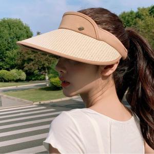 여름 자외선차단 여성 라탄 밀짚 썬캡 골프 등산 햇빛가리개 비치 휴양지 모자 라피아햇 썬바이저