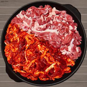 팜스제임 오리고기세트 총1kg 로스 주물럭 양념 불고기 생오리 슬라이스 무항생제