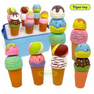 소프트 자석스노우볼 아이스크림 역할놀이 자석교구 아이스크림장난감