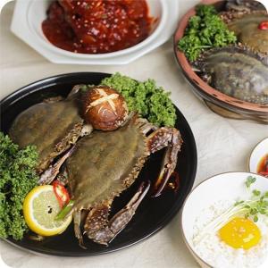 국내산 연평도 알배기 암꽃게장 간장게장 대 2.2kg (2미)