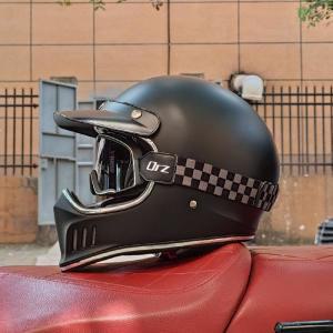 풀페이스헬멧 반모 헬멧 바이크 톰슨 모토 rcycle 풀 페이스 카스코 빈티지 헬기 레트로 capacete de Moto