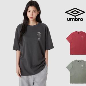 [엄브로](센텀시티점)UMBRO 남여공용 피그먼트 쿼드러플 반팔 티셔츠 4컬러...