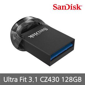 ENL Sandisk정품 Ultra Fit USB 3.1 128GB /130MB/s /CZ430/대량주문가능