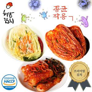 해담김치 프리미엄 국산 배추 묵은지 맛 포기김치 총각 깍두기 열무 2kg-5kg