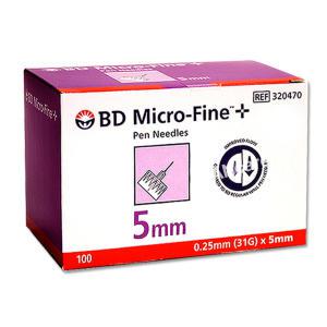 BD 마이크로파인 인슐린 펜니들 100입 (31G 5mm)