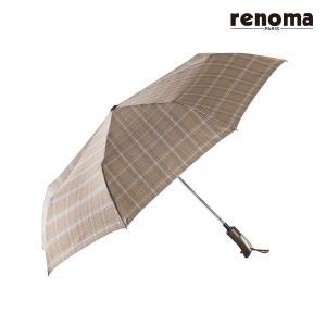 [롯데백화점]레노마(우양산) 작은체크 반자동 우산 RSA-508
