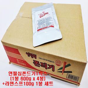 연필심쫀드기1박스(4봉)+라면스프1봉(100g)set 경주황남 울산 연필형쫀드기