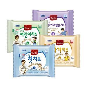 [보리보리/상하치즈]상하 유기농 아기치즈 1~4단계 18g 60매/어린이치즈/칼슘치즈