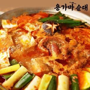 [신세계몰][용가마순대] 얼큰 순대곱창전골(860g)2~3인분