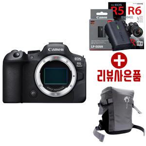 (컴온탑) 캐논 정품 EOS R6 Mark II BODY 미러리스 카메라 + 추가 LP-E6NH 배터리 + 가이드북 + 리뷰이벤트 카메라 줌백 (정품등록 이벤트 진행중)