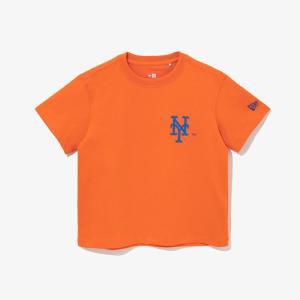 갤러리아 뉴에라키즈 MLB 로고 셋업 뉴욕 메츠 티셔츠 오렌지(13679504)