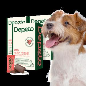 뉴트리원 디페토 브레스 앤 펌핑 3박스(3개월분) 기관지 심장 관리 고양이 강아지 영양제