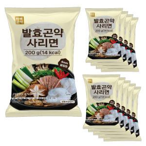 빼빼곤약 발효곤약사리면200g x 10팩 (100g당 7kcal)