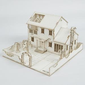 [나도 건축가] 모나코 30평형 지상2층 단독주택 종이모형 건축가 진로체험 건축교육키트