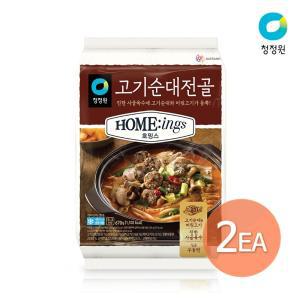 청정원 호밍스 밀키트 고기순대전골 670g x 2개