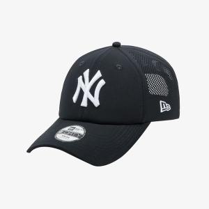 갤러리아 [뉴에라][키즈] MLB 퍼포레이티드 뉴욕 양키스 화이트 온 블랙 볼캡