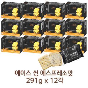 무료배송 해태 에이스 씬 에스프레소맛 291g x 12각 에이스과자 쿠키 비스킷 커피과자_MC