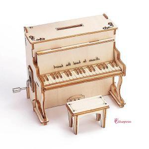 오르골 피아노 diy조립 우드모형 조립장난감 미니어쳐 퍼즐 나무 원목bcd362