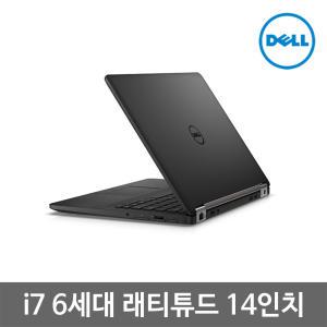 Dell 래티튜드 E7470 6세대 i5 i7 8G SSD256G Win10 14인치 중고 노트북