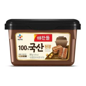 CJ 100%국산된장900G 엄마손맛 한식 반찬 만능소스 맛도리 밥도둑